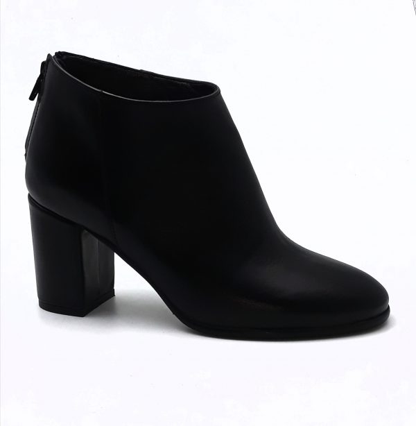 Botine dama din piele naturala negre - imagine 4