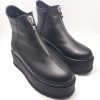 Ghete dama din piele naturala neagra (lichidare stoc) - imagine 3