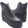 Ghete dama din piele naturala neagra (lichidare stoc) - imagine 2