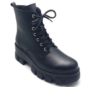 Ghete dama piele naturala neagra
