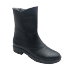 Cizme dama scurte din piele naturala neagra