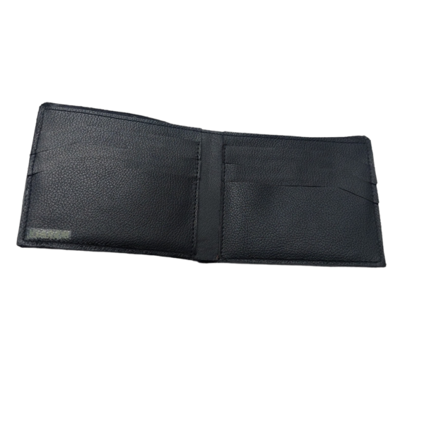 Portofel barbati,din piele naturala neagra - imagine 6