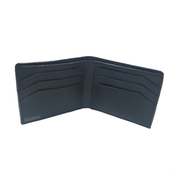 Portofel barbati,din piele naturala neagra - imagine 7